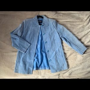 Bernardo petite blue jacket